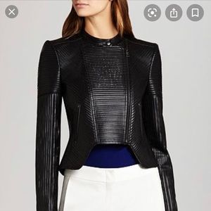 BCBG Conrad Faux Leather Moto Jacket